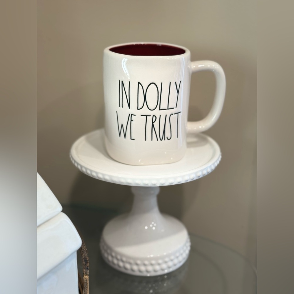 NEW Rae Dunn In Dolly We Trust Mug
